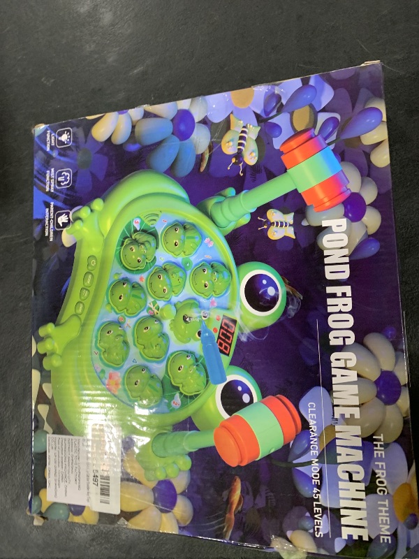 Photo 1 of HopeRock Toys for 2 3 4 5 Year Old Boy,Toddler Toys Age 2-4, Whack A Frog Game,with 5 Modes,45 Levels,9 Music Spray and Light-up, Baby Toy Gifts for Early Learning, Birthday Gift for Toddler Boy Toys