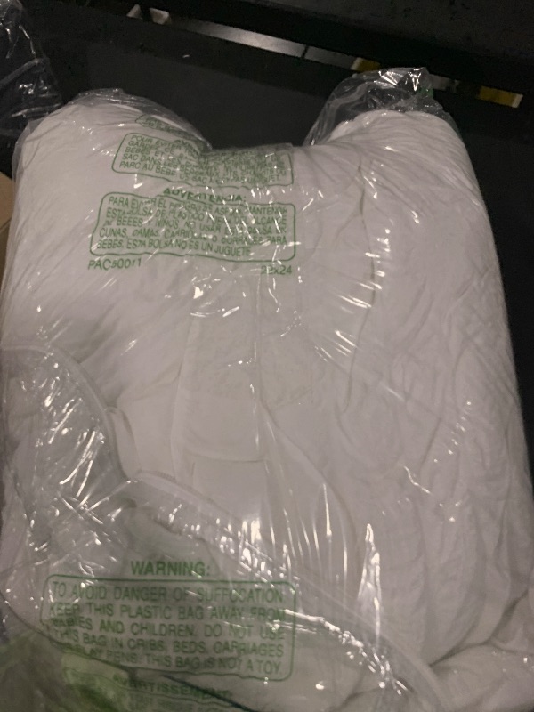 Photo 1 of CozyLux Full Size Comforter Sets with Sheets 7 Pieces, White Seersucker Bed in a Bag Textured Luxury Soft Bedding Set with Down Alternative Comforter, Sheets, Pillowcases & Shams for All Seasons