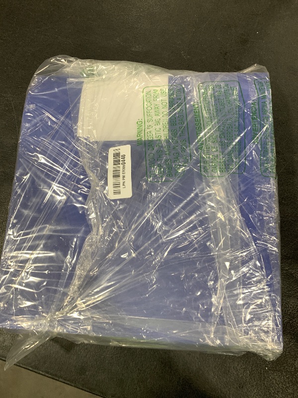 Photo 1 of Henoyso 16 Pcs 1/2 Inch 3 Ring Binder with Clear Cover Plastic Flexible Fit Letter Size 8.5" x 11" Paper Holds 100 Sheets Versatile Binders for School Office Home,1 Pocket (Blue)