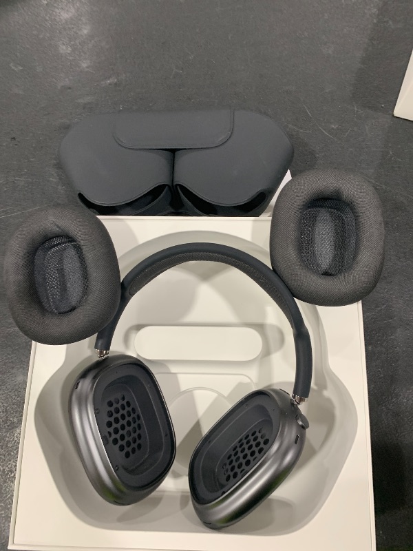 Photo 1 of Apple AirPods Max Wireless Over-Ear Headphones, Pro-Level Active Noise Cancellation, Transparency Mode, Personalized Spatial Audio, USB-C Charging, Bluetooth Headphones for iPhone - Midnight