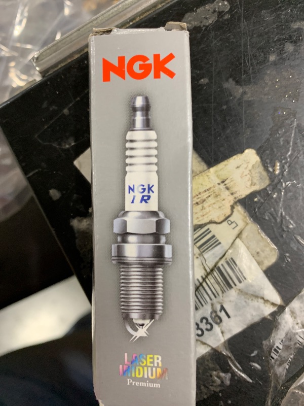Photo 1 of NGK Spark Plug, NGK Laser Iridium, 12 mm Thread, 26.5 mm Reach, Gasket Seat, Stock Number 4912, Resistor, Each