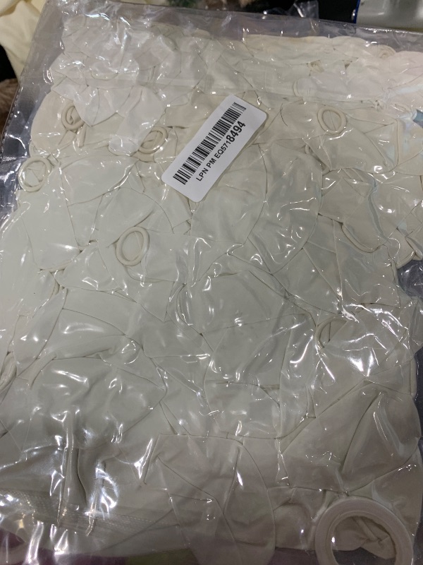 Photo 1 of 135pcs White Balloons Different Sizes 18" 12" 10" 5" White Latex Balloon Garland Arch Kit for Boys Girls Birthday Baby Shower Wedding Anniversary Graduation Party Decorations