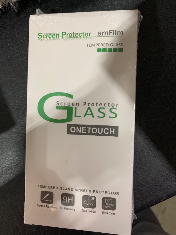 Photo 1 of amFilm Auto-Alignment OneTouch for iPhone 16 Pro [6.3''] Screen Protector + Camera Lens Protector, Tempered Glass, 30 seconds Installation, Bubble Free, Case Friendly, Anti-Scratch [2+2 Pack]