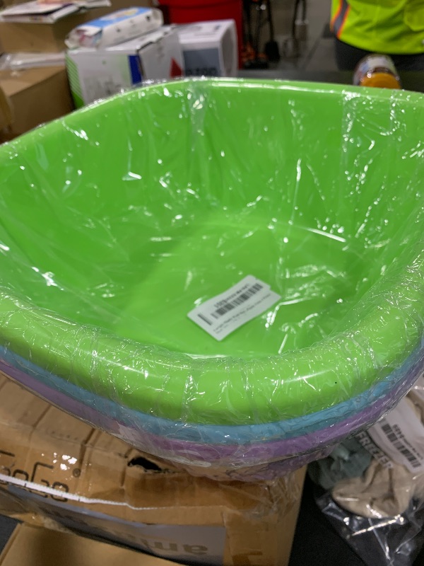 Photo 1 of Yuright Plastic Wash Basin, 12 Quart Plastic Tubs, 3 Packs