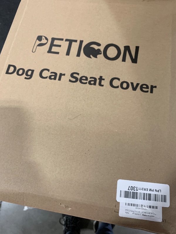 Photo 1 of PETICON Dog Car Seat Covers for Ford f150/Ram1500/Nissan Frontier/Toyota Tacoma/GMC Canyon/Silverado, Waterproof Pet Back Seat Cover for Trucks, Scratchproof Nonslip Durable Rear Seat Cover for Dogs