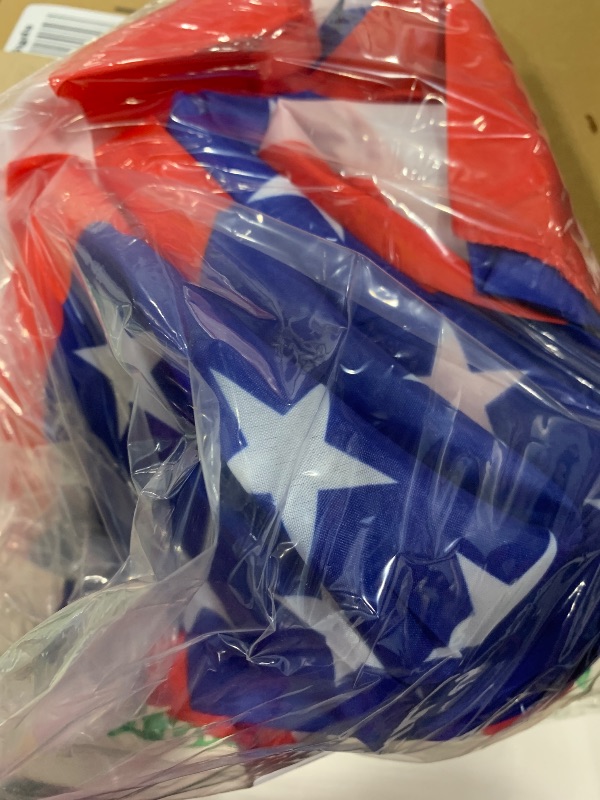 Photo 1 of 15 Pack USA Pleated Fan Flag, 1.5 x 3 Feet American US Patriotic Bunting Flag Half Fan Banner Flag Decoration, Labor Day, 4th of July Memorial Day Independence Day Fourth July Outdoor Home Decorations