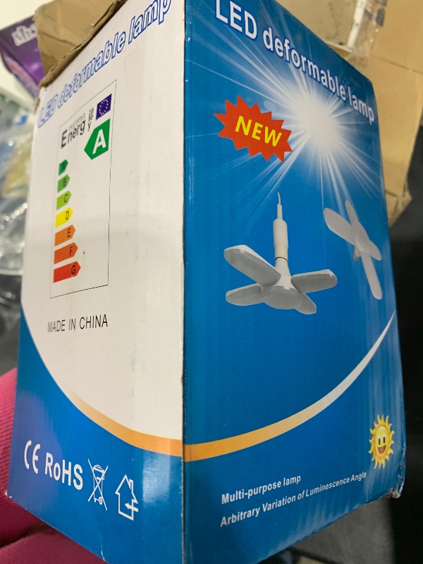 Photo 1 of LED Garage Light,500 Watt Equivalent 6500K,Cool Daylight White LED Area Light,E26/E27 Medium Base,for Outdoor Factory Warehouse Barn Backyard and More,Super Bright