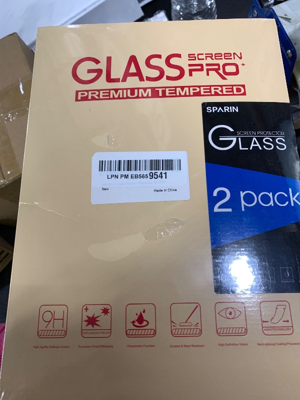 Photo 1 of SPARIN Screen Protector for iPad 11th 10th Generation (iPad A16 11-inch 2025/10.9 inch 2022), 2 Pack Tempered Glass for iPad 11/10 Gen, Case Friendly, Anti-Scratch, Touch Sensitive