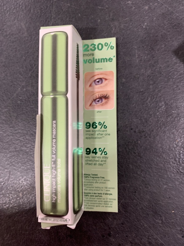 Photo 1 of Clinique High Impact High-Fi Full Volume Water-Resistant Mascara | Volumizing, Non-Clumping, Smudge-Proof + Safe For Sensitive Eyes, Black