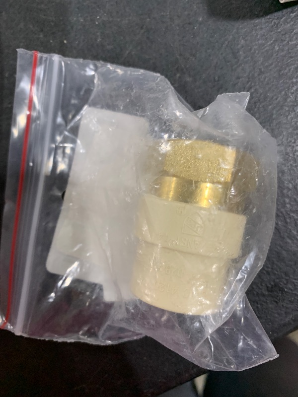 Photo 1 of CPVC to NPT (National Pipe Tapered) 3/4" Adapter - Brass and CPVC - Easy to Connect and Use