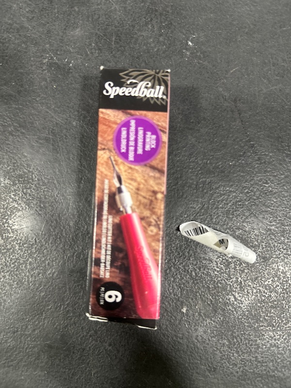 Photo 1 of Speedball 4131 Linoleum Cutter – 5 Assorted Lino Cutters Includes Plastic Storage Handle, Made in The USA