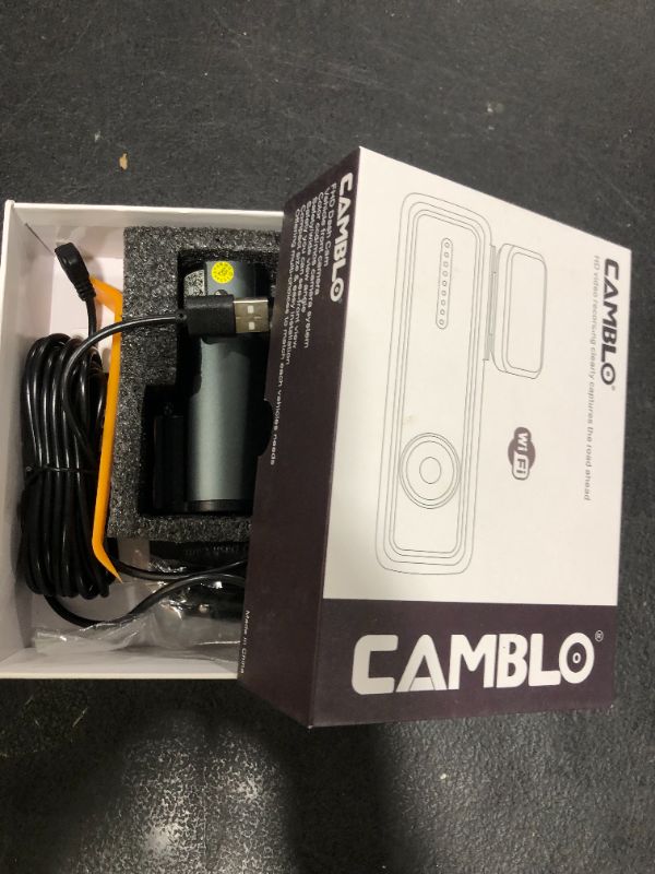 Photo 1 of CAMBLO Dash Cam Front FHD 1080P,Mini Dash Camera for Cars,with 64GB Card,Car Dash Camera,Built-in WiFi App,Dashcam for Cars,Night Vision,Dash Cams,Loop Recording,150°Wide Angle,360° Rotation