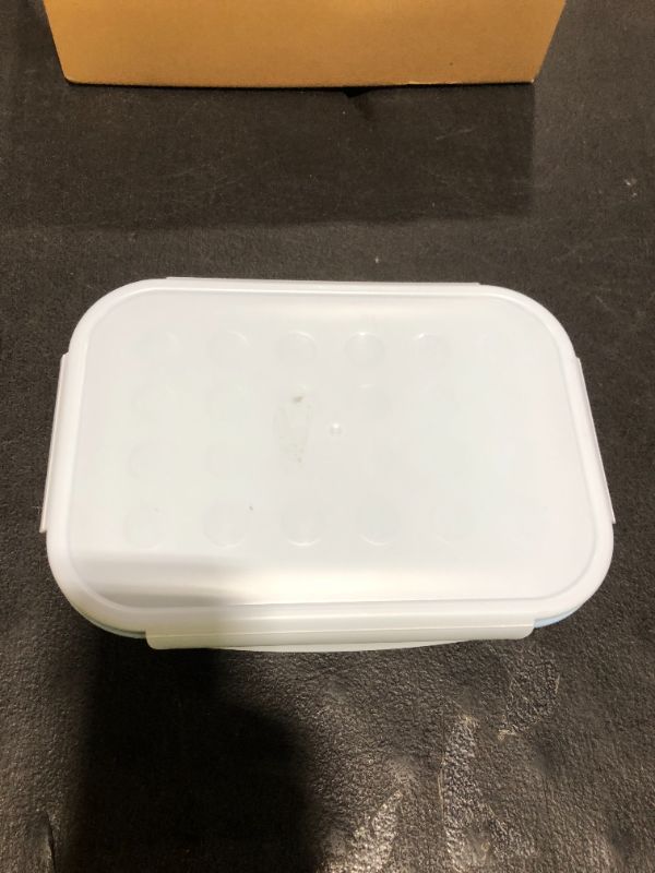 Photo 1 of MISS BIG® Bento Box,Bento Box for Kids,Lunch Box Kids,Leakproof Kid Lunch Box,Lunch Containers No BPAs and Chemical Dyes,M/W,D/W & Fridge Safe(1150ml Blue)