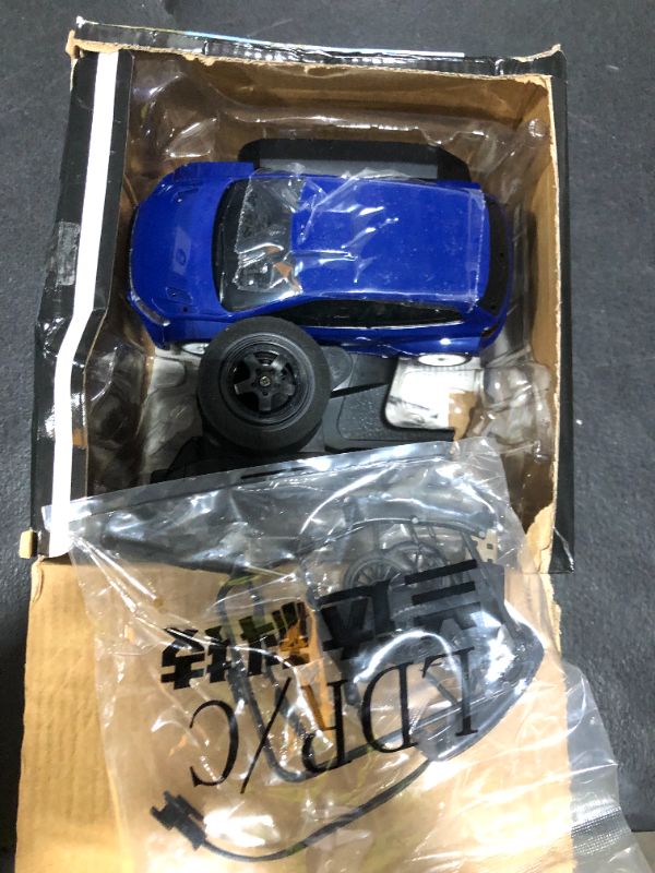 Photo 1 of HLSFWDRIVE Small RC Drift Car 1/28 Scale LDRC Drift Car 4x4 Mini Drifting Remote Control Vehicle Proportional Throttle Steering RTR 2.4 GHz 4WD Racing and Drift Tires Hobby Model for Adult LD2801