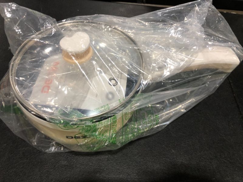 Photo 1 of Dezin Hot Pot Electric Upgraded, Non-Stick Sauté Pan, Rapid Noodles Electric Pot, 1.5L Mini Portable Hot Pot for Steak, Egg, Fried Rice, Ramen, Oatmeal, Soup with Power Adjustment