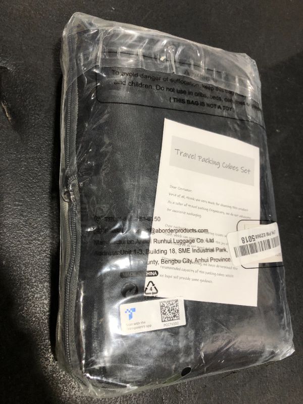 Photo 1 of 10 Set Compression Packing Cubes for Travel Essentials,Compressible Expandable Packing Cubes for Suitcase,OlarHike Luggage Organizer Bags for Travel,Handy Helper for Organizing Clothes(Black)