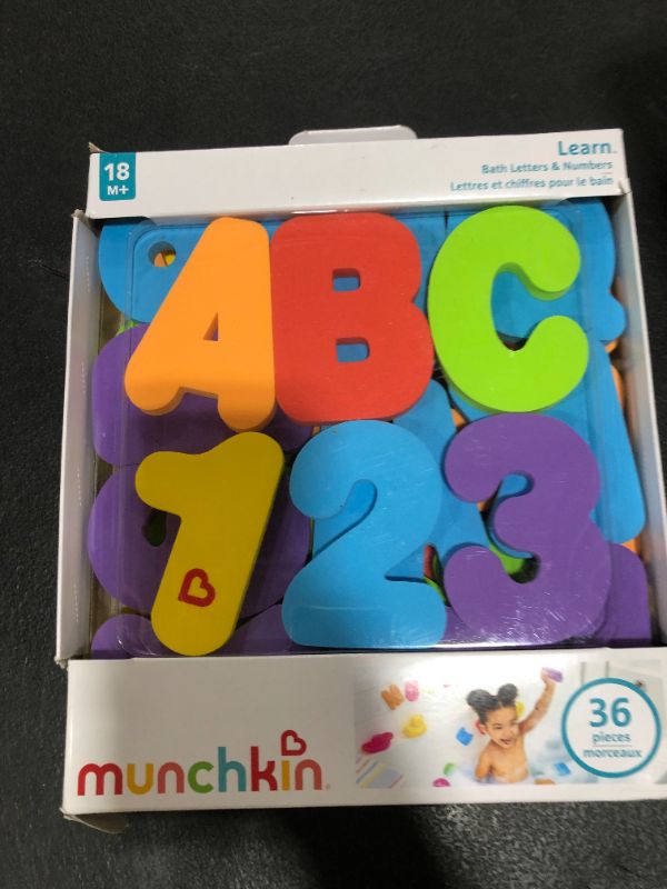 Photo 1 of Munchkin® Learn™ Bath Letters and Numbers 36pc Toddler Bath Toy