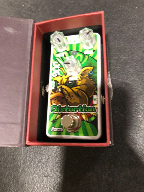 Photo 1 of AZOR Vintage Distortion Guitar Pedal, Mini Distortion Analog Effect Pedal for Electric Guitar, Pedalboard True Bypass AP507