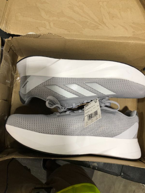 Photo 1 of adidas Men's Duramo SL Running Sneaker, Halo Silver/White/Grey, 13