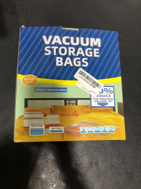 Photo 1 of 12Pack Vacuum Storage Bags with Electric Pump (3 Large, 3 Medium, 4 Small, 2 Roll Up Bags), Space Saver Bag for Clothes, Duvets, Pillows, Mattress, Blanket, Comforters,Travel