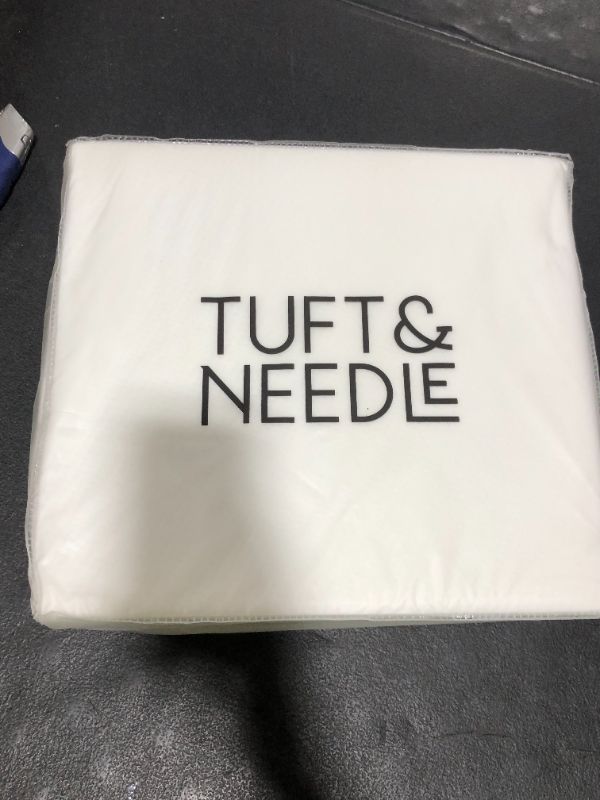 Photo 1 of Tuft & Needle Twin Mattress Protector - Waterproof, Liquid-Proof, Sleeps Quiet, Fitted Sheet Style, Soft and Comfortable White