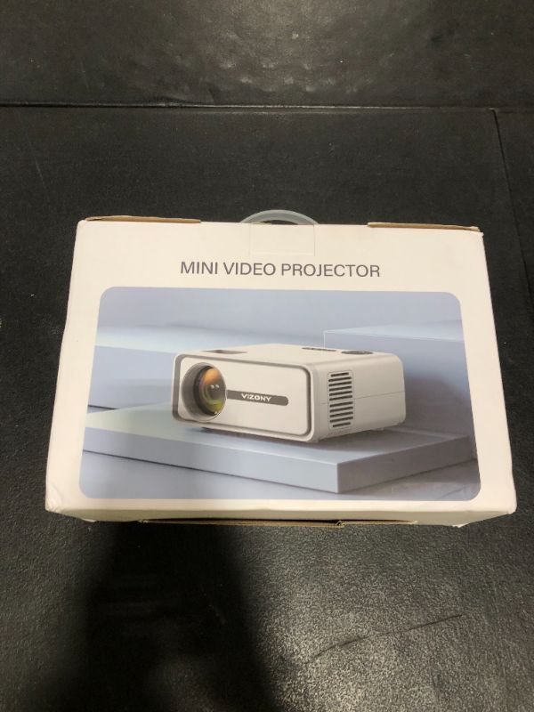 Photo 1 of VIZONY Mini Projector with WiFi and Bluetooth, 450ANSI 1080P FHD Home Movie Projector, Portable Outdoor Projector with 250" Display+Zoom, Compatible w/Phone//Laptop/TV Stick-Indoor&Outdoor