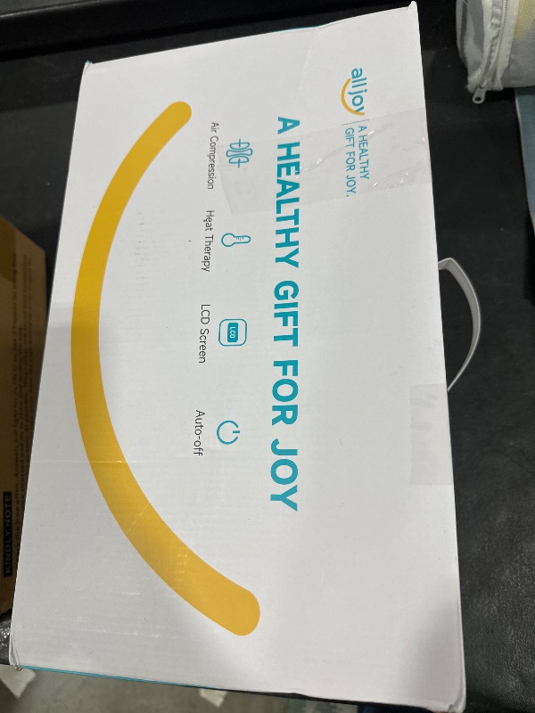 Photo 1 of ALLJOY Leg Massager for Circulation and Pain Relief FSA, Gifts for Men Women Dad Mom, Leg Massager with Heat and Compression, 2 Heat 5 Modes 4 Intensities 4 Extenders