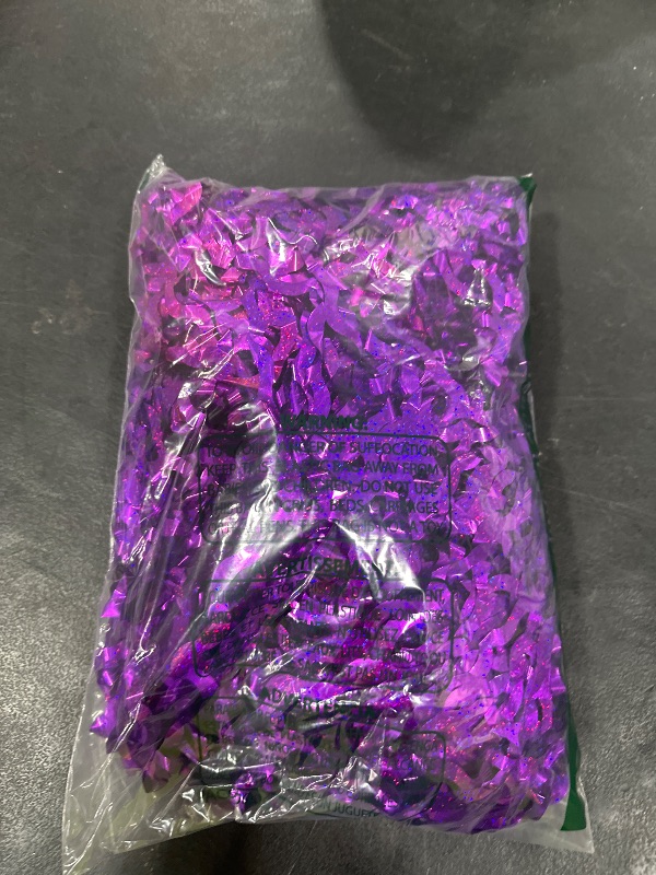 Photo 1 of 2 Pack Purple Backdrop Tinsel Foil Fringe Curtains Sparkle Metallic Wavy Foil Fringe Backdrop Curtain Photo Booth Props for Halloween Party Decorations Birthday Graduation Bachelorette