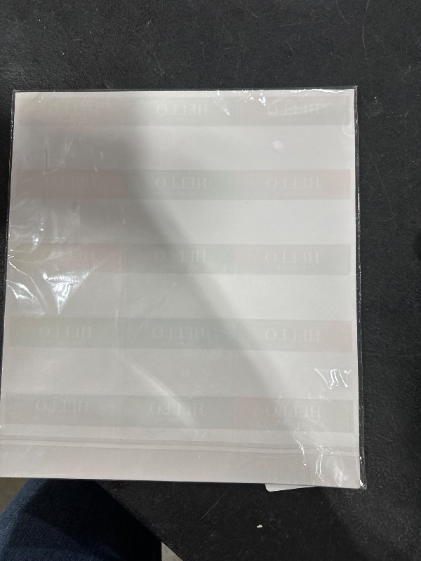 Photo 1 of 345 Pcs Name Tags Rainbow Sticker, Hello My Name is Stickers 15 Color, Hello My Name is Name Tag for School Office Home (3"x2")