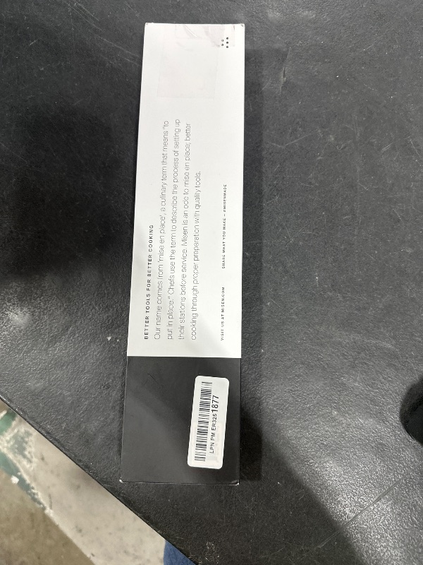 Photo 1 of Misen 8" Chef Knife – High Carbon Japanese AUS-10 Stainless Steel – Hybrid German & Japanese Blade – Precision Kitchen Knife for Professionals & Home Cooks – Ultimate Cutting Performance - Black
