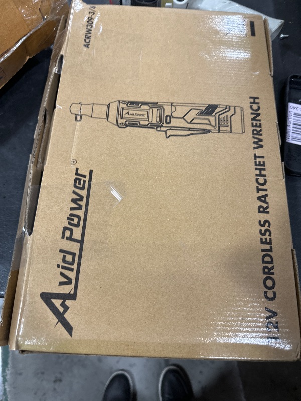 Photo 1 of AVID POWER Cordless Electric Ratchet Wrench 3/8", 44.2 Ft-lbs 12V Power Ratchet Wrench Kit w/Two 2.0Ah Batteries, 1-Hour Fast Charger, Variable Speed and 10 Sockets