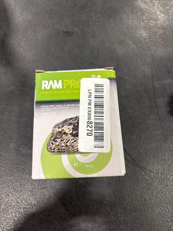 Photo 1 of RamPro Hide-a-Spare-Key Fake Rock - Looks & Feels like Real Stone - Safe for Outdoor Garden or Yard, Geocaching (1)
