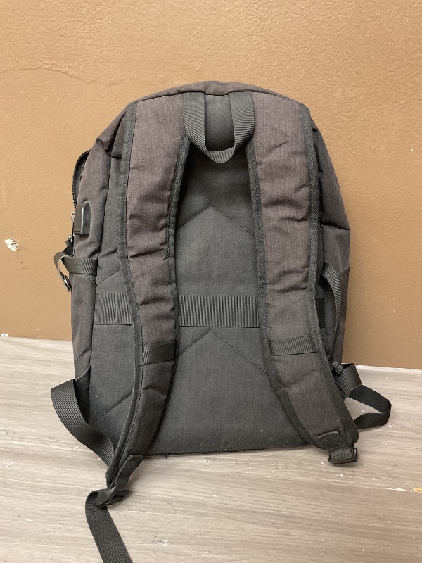 Photo 1 of Mancro Business Travel Laptop Backpack, Anti Theft Slim Laptop Bag with USB Charging Port for Men and Women, Water Resistant Computer Bag Fits 15.6 Inch Laptop and Notebook (Black)