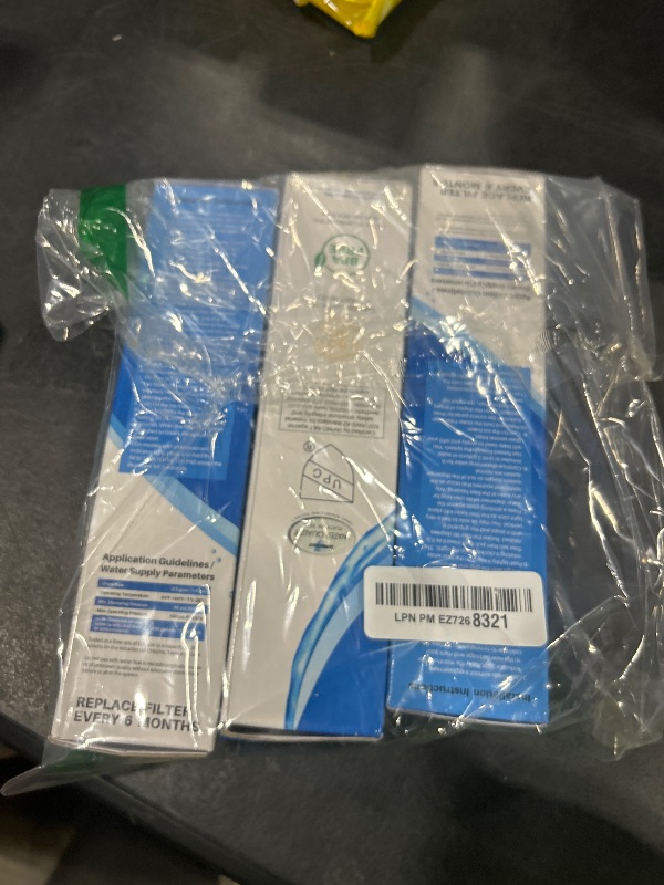Photo 1 of ICEPURE RWF5800A Refrigerator Water Filter Compatible with Frigidaire EPTWFU01, EWF02, Pure Source Ultra II, 3PACK