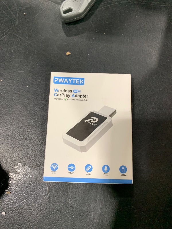 Photo 1 of PWAYTEK Wireless CarPlay Adapter 2025 for iPhone – Convert Wired to Wireless CarPlay, 5GHz WiFi & Bluetooth 5.0, Plug & Play, Auto-Connect, Compatible with Cars 2016+ & iOS 10+