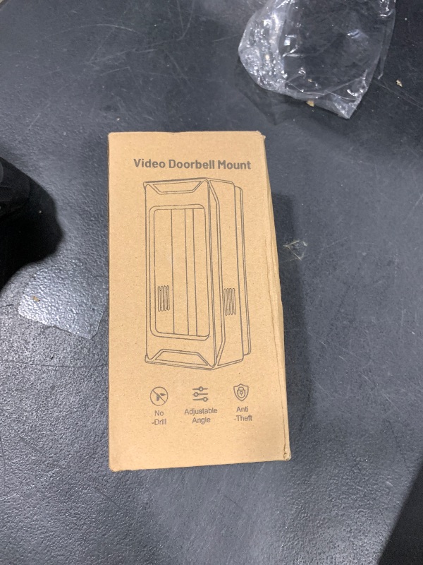 Photo 1 of Anti-Theft Video Doorbell Mount Compatible with Ring/Blink Wireless Camera Doorbell, Adjustable Angle Doorbell Mount No-Drill Battery Doorbell Bracket Accessories for Houses, Apartments, Businesses