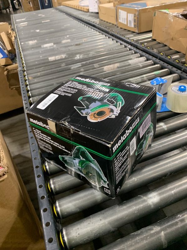 Photo 1 of Metabo HPT Masonry Saw | 4-Inch Diamond Blade | Cuts Pavers, Concrete, Tile & More | CM4SB2