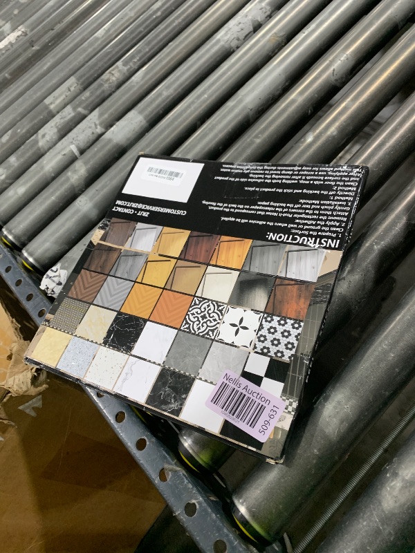 Photo 1 of 10 Pack Cover 10 Sq.Ft Peel and Stick Matte Floor Tiles, 12” x 12” Self Adhesive Vinyl Flooring Easy DIY Installation for Kitchen, Living Room, Laundry, RV, White Marble