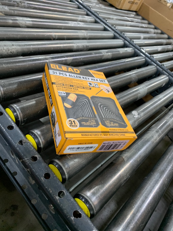 Photo 1 of 31-Piece Hex Key Set - Allen Wrench Set, SAE and Metric Allen Keys MM(0.7mm-10mm) SAE(0.028"-3/8) Heat-Treated, Torque Handle, High Leverage, Long & Short Keys, Easy Organization