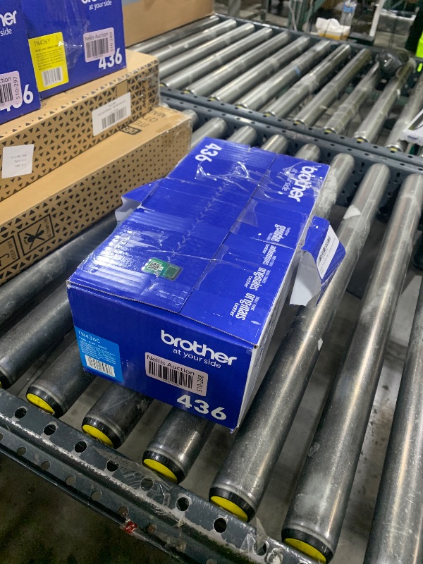 Photo 1 of Brother Genuine Super High Yield Toner Cartridge, TN436C, Replacement Cyan Toner, Page Yield Up To 6,500 Pages, Amazon Dash Replenishment Cartridge, TN436