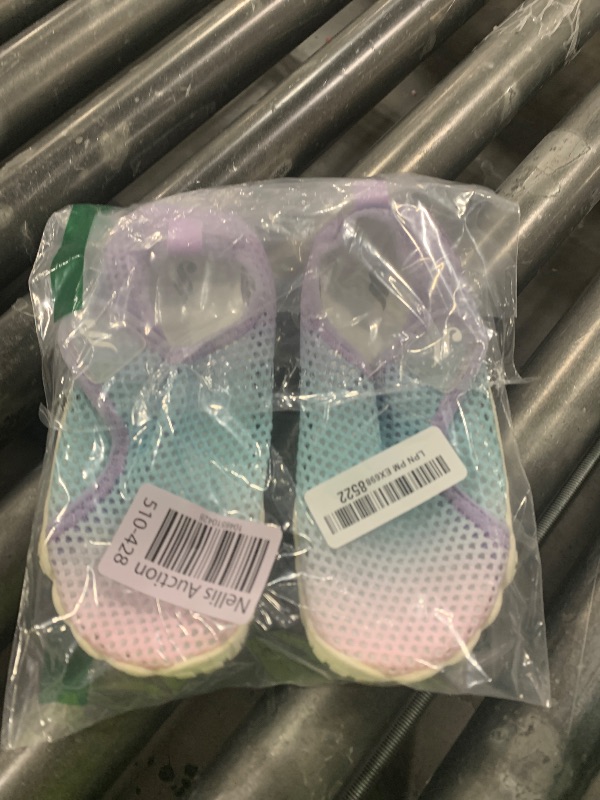 Photo 1 of Water Shoes for Kids Girls Swim Shoes for Beach Auqa Socks Shoes for Kids Water Footwear Purple