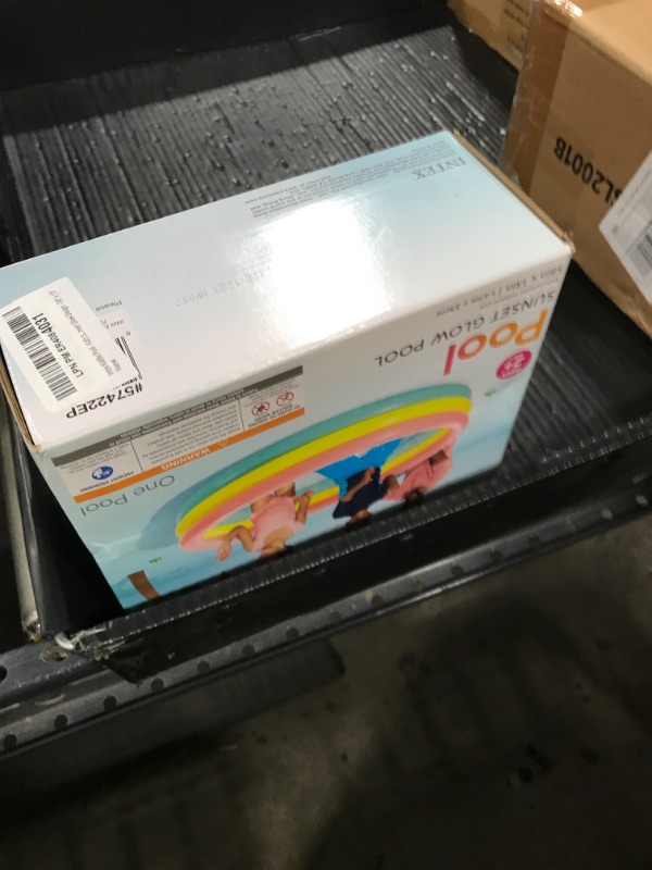 Photo 1 of Intex Kiddie Pool - Kid's Summer Sunset Glow Design - 58" x 13"