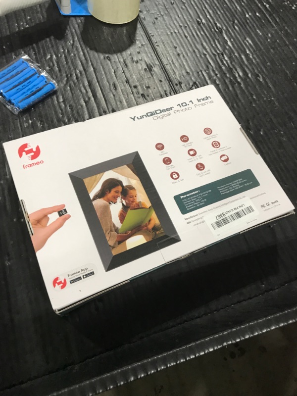Photo 1 of Frameo 10.1 Inch WiFi Digital Picture Frame with 1280 * 800P IPS Touch Screen HD Disply,Video Clips and Slide Show,Auto-Rotate, Wall Mountable,Send Photos Instantly from Anywhere with via Frameo APP