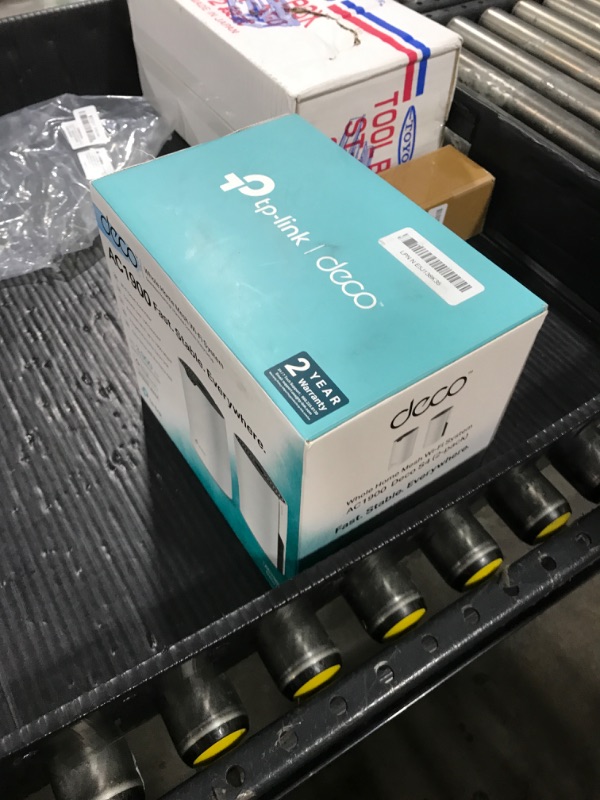 Photo 1 of TP-Link Deco S4 Whole Home Mesh WiFi System - Up to 3,800 Sq.ft. Coverage, AC1900 WiFi Router and Extender Replacement, Parental Controls, Deco S4(2-Pack)