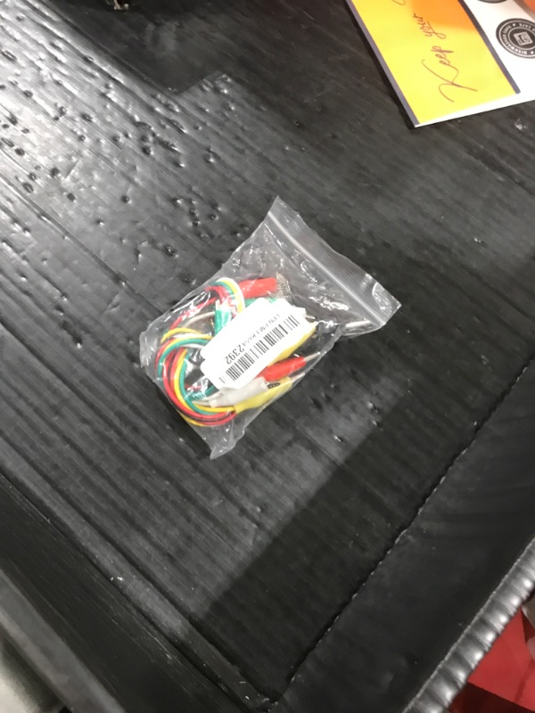 Photo 1 of 10PCS Premium Alligator Clips Electrical, 5 Colors Test Leads with Testing Probes, Crocodile Jumper Wires Cable with Alligator Clips for Electrical Testing, Circuit Connection, Electronic Experiments