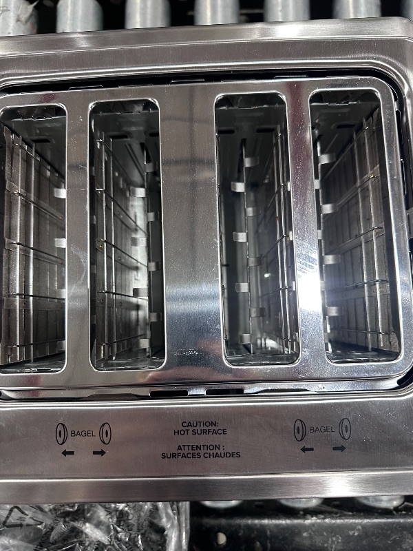 Photo 1 of 4 Slice Toaster– Dual Digital Smart TouchScreen & Independent Control Panel | Single-Slot Tech, Timer/Reheat/Defrost for Bagels, Bread | 1800W Stainless Steel, 6 Toast Types & Shade Settings