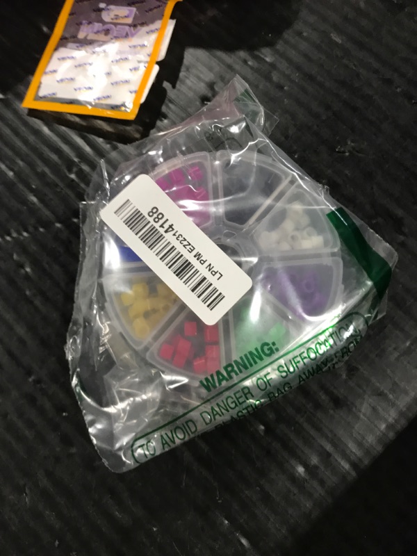 Photo 1 of 160 Pcs Dental Code Rings, 6mm Silicone Non-Toxic Orthodontic Rings Accessory, 8 Vibrant Colors, Autoclavable Instrument Identification System for Dental Clinics