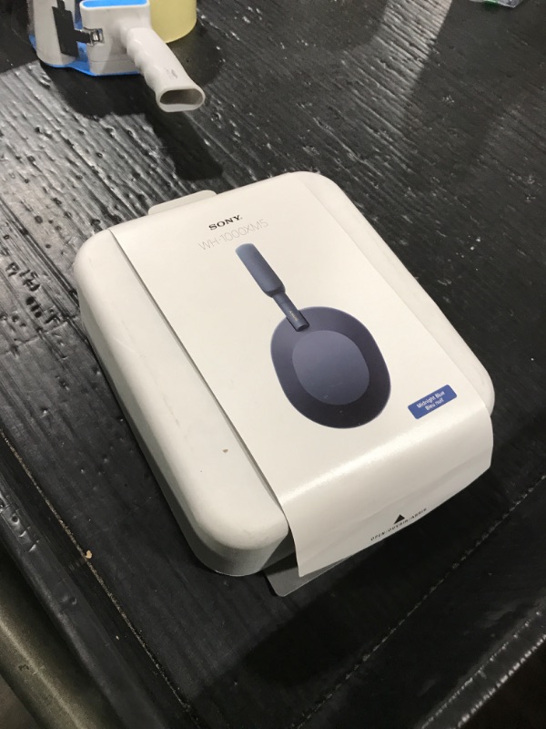 Photo 1 of Sony WH-1000XM5 Premium Noise Canceling Headphones, Auto NC Optimizer, 30-Hour Battery, Alexa Voice Control, Midnight Blue