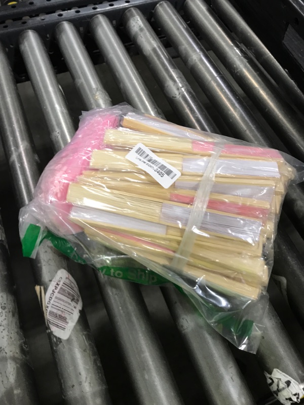 Photo 1 of Threehoney 50 Sets Quinceanera Party Favors for Guests Mis Qunice Folding Paper Fans Bamboo Fans with Thank You Tags and Gift Bag Handheld Fans Sweet 15 Birthday Party Favors for Girls(Pink)