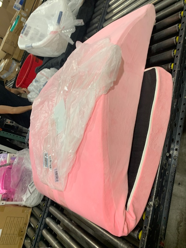 Photo 1 of Lash Bed Topper – Ergonomic Memory Foam Pad with Plush Cover, Spa Table Cushion for Eyelash Tech, Salon Mattress for Beauty Beds, Compatible with Massage and Spa Setups – 28" (71 cm), Pink